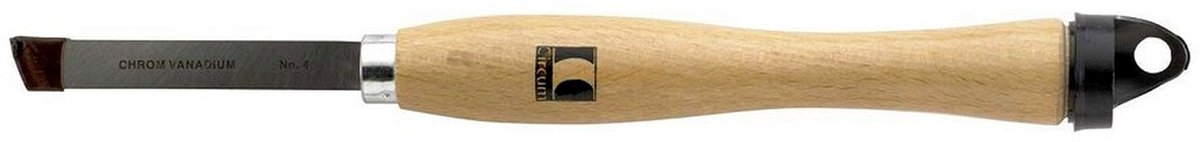 Circum houtdraai beitel Schuin 20 mm Chroom Vanadium