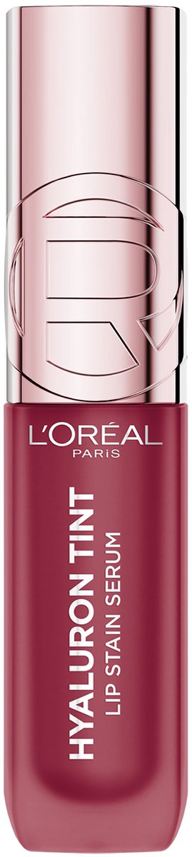 L'Oréal Paris Hyaluron Tint Lipstain - Langdurig hydraterend serum - 12 uur gewichtloze kleur - 490 Berry Jolie