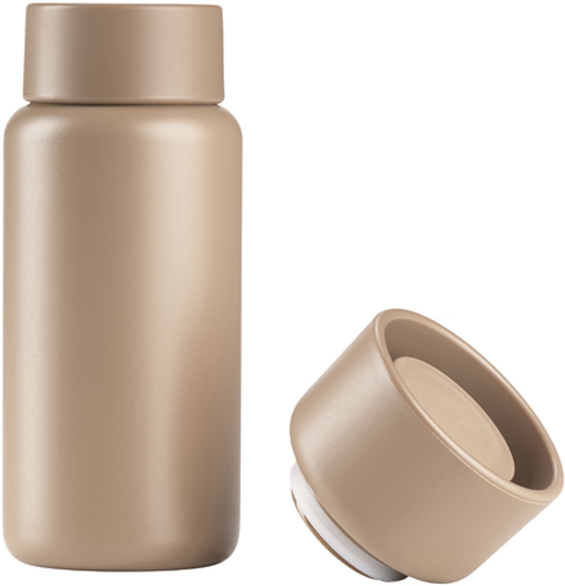 Zone Denmark Singles Thermobeker met twee deksels Dia 7,5 x 19 cm 400 ml Camel