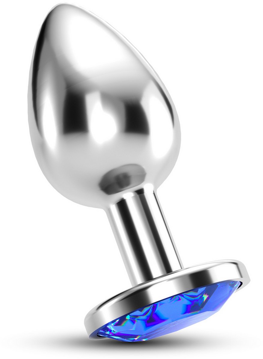 Crushious Bijou - Anale Sieraad Plug - Klein - Blauw