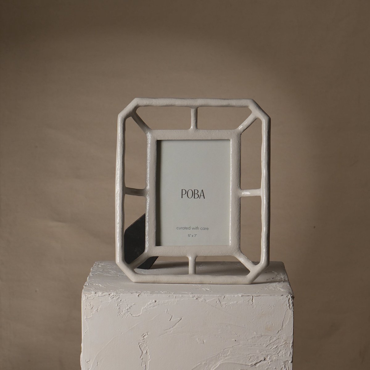 Modern Mesh 5x7 Photo Frame -Stylish Desk & Shelf Deccor