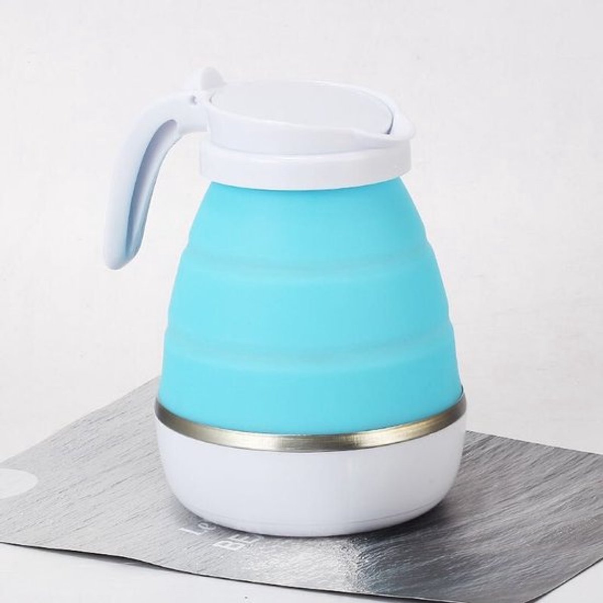 Gratyfied - Draagbare Waterkoker - Reiswaterkoker- Mini Waterkoker - Lichtblauw