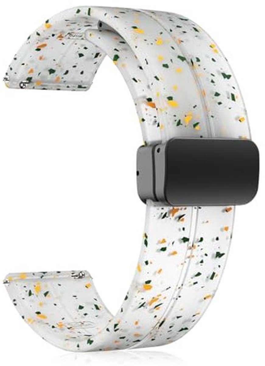 Siliconen Armband 20 mm 22 mm met Magneetsluiting - Sportarmband & Reserveband