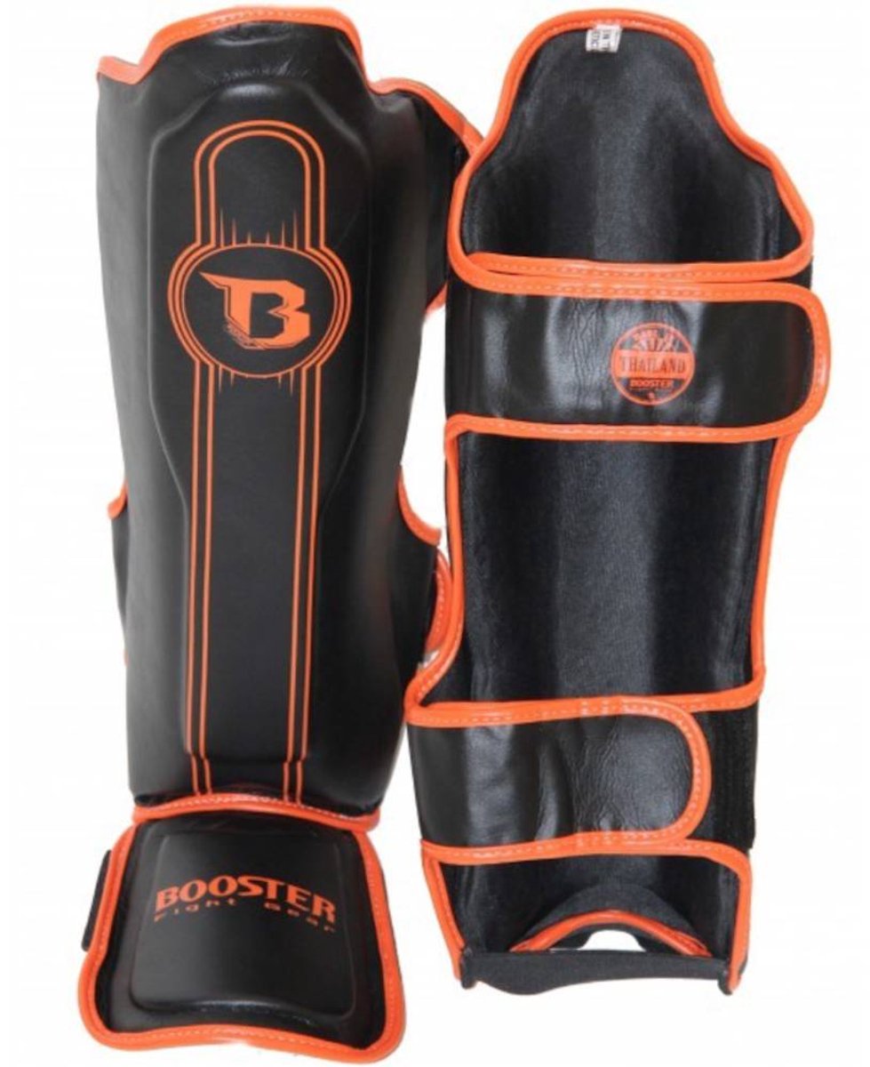 Booster Kickboxing Scheenbeschermers Pro Range BGL 1 V6 Zwart Oranje - L