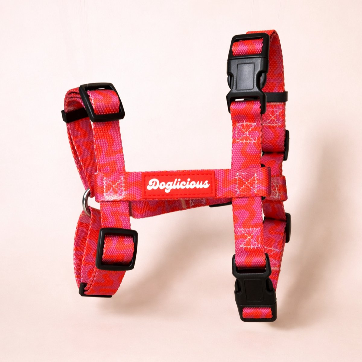 Doglicious - Rasberry Bliss Hondentuigje - Roze met Rood - S