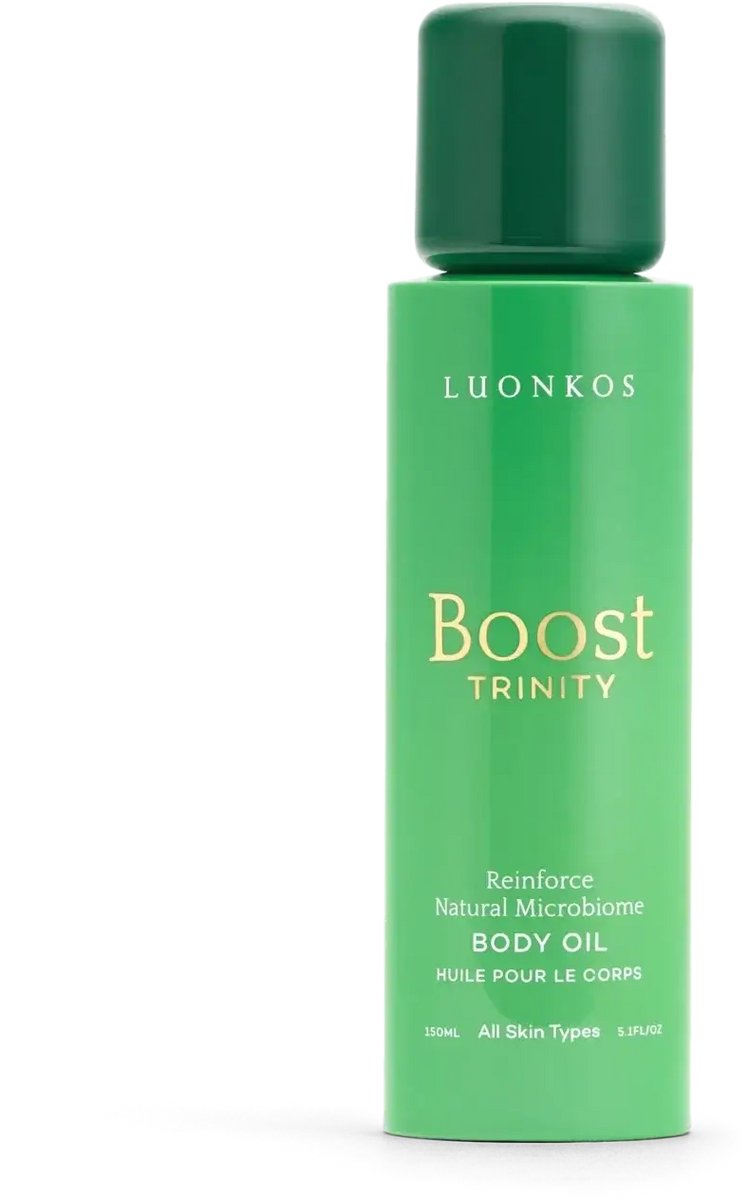 Boost Trinity Lichaamsolie – Hydratatie en Bescherming met Fins Bosmicrobioom