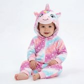 JAXY Baby Onesie - Carnavalskleding Kinderen - Verkleedkleren Jongen en Meisje - Verkleedkleding Kind - Romper - EU 80/86 (label 100) - Eenhoorn