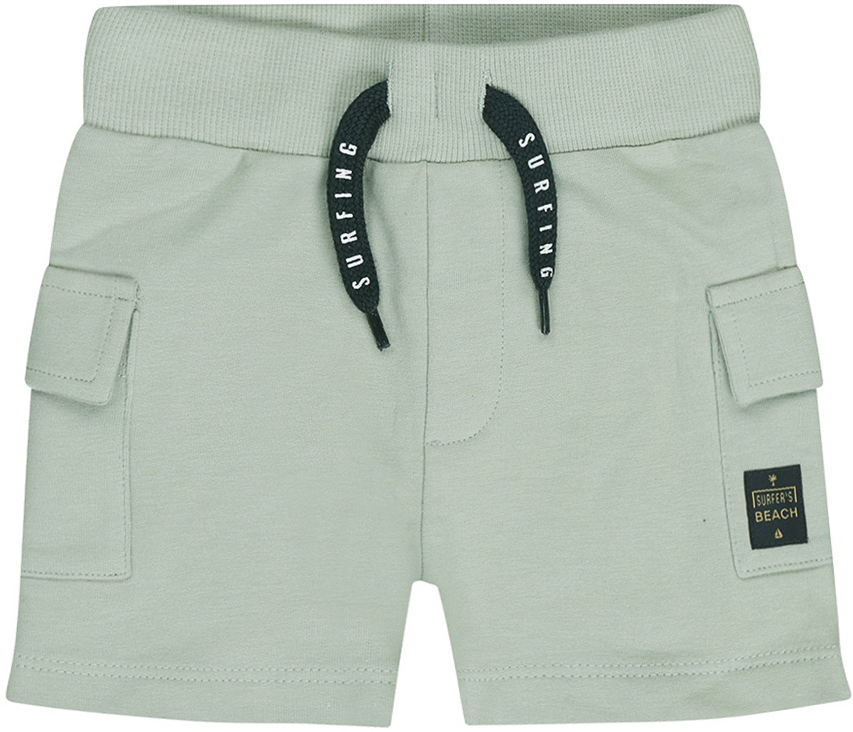 Dirkje Jongens Cargo Broek - Soft Sage