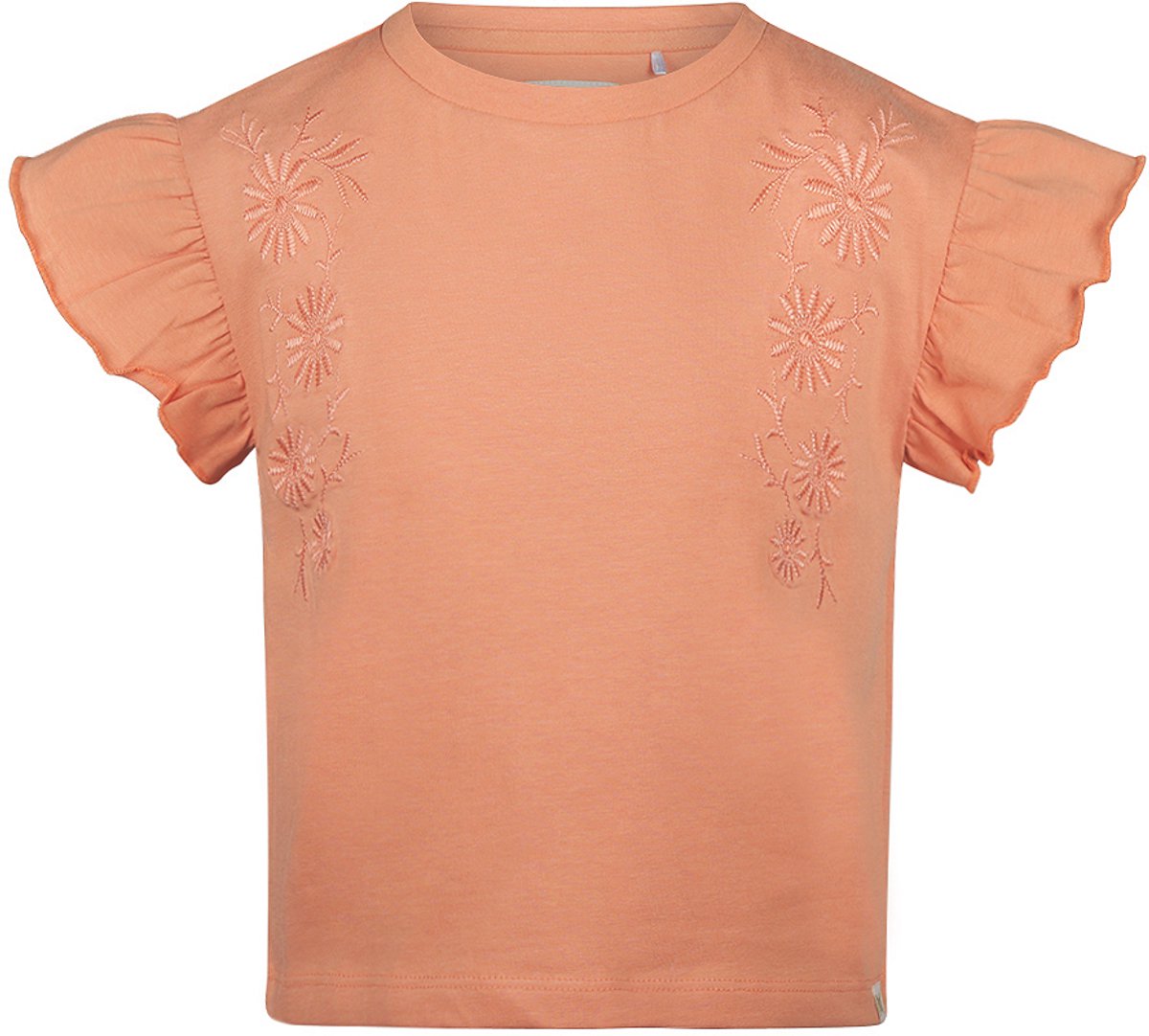 Koko Noko Meisjes Loose Fit T-shirt - Blushed terra