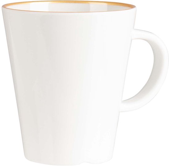 Gimex Linea Line Mok - Goud - 350 ml - 4 Stuks van GIM — afbeelding 2