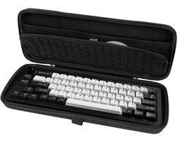 Allecto- Draagtas voor compact 65% toetsenbord - Opbergtas - Zachte Bescherming - Zwart - Compatibel met Keychron Q2 V2 Corsair K65 PRO ASUS ROG Falchion NX 65%.