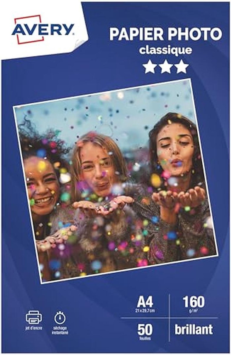 Glanzend Fotopapier A4 50 Vellen 160 g/m² voor Inkjetprinters