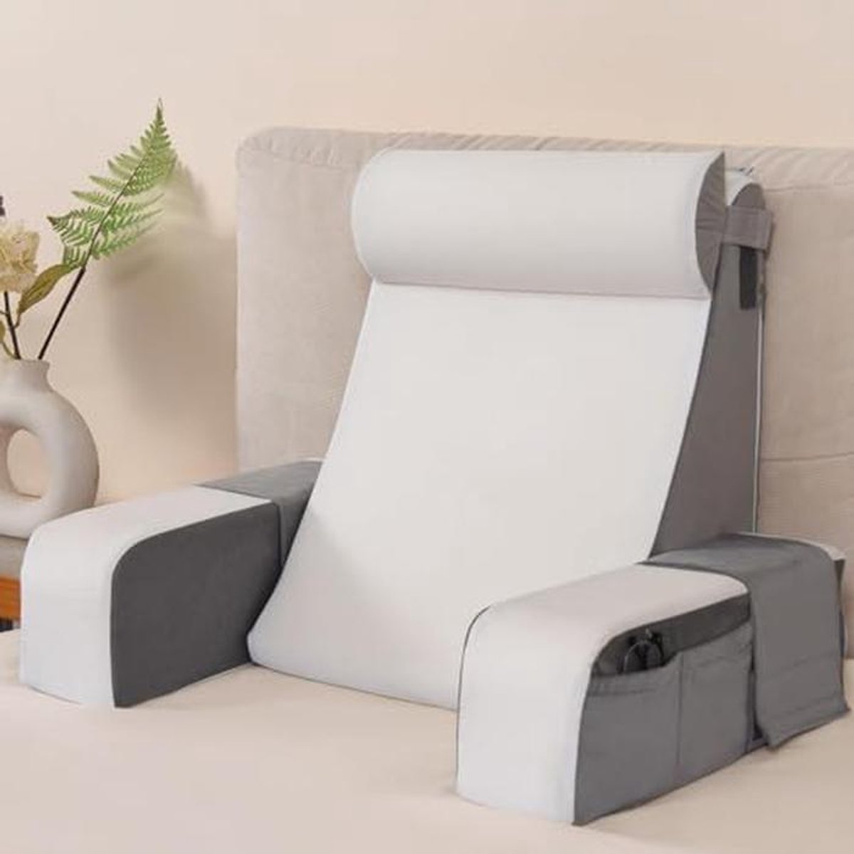Comfortabel leeskussen voor bed en vloer - Ideaal voor lezen, gamen en ontspannen