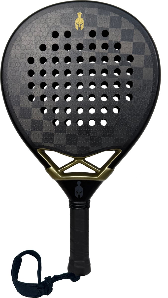 Gladiator Gladius Samnium Teardrop black-gold 18K - padelracket - krachtig - comfortabel