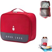 Medicijntas, Grote Capaciteit, Noodtas, 2 Stuks, Reis Apotheektas Draagbare Ehbo Sets Lege Voor Outdoor Sport Thuis Camping Wandelen Kantoor Grijs Formeel 1580600682