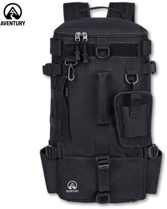 Sac à dos de pêche Aventury - Sac de pêche - Sac Vista - Sac de sport - Sac à dos - Sac week-end - Sac - Sac à dos - Zwart