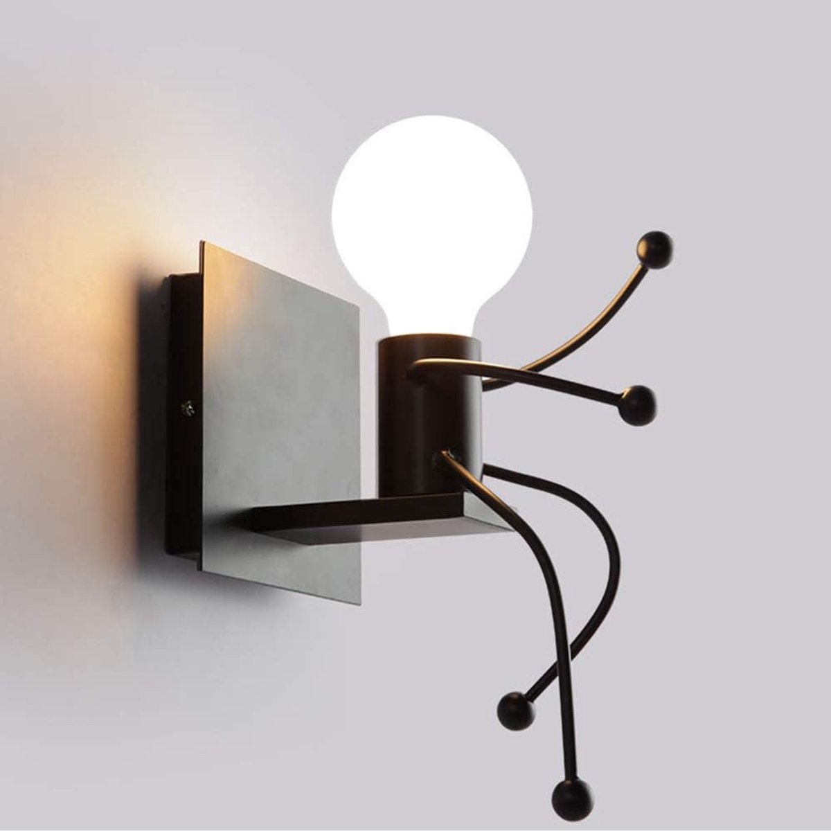 NAXIR - Wandlamp, Creatieve wandlampen, Lamp niet inbegrepen