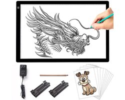 A2 Tracing Light Pad - Dimbaar, Groot Formaat voor Tekeningen en Kalligrafie