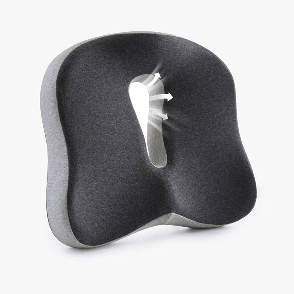 Orthopedisch Ergonomisch Zitkussen – Stuitbeen- & Rugondersteuning – Voor Bureaustoel & Auto