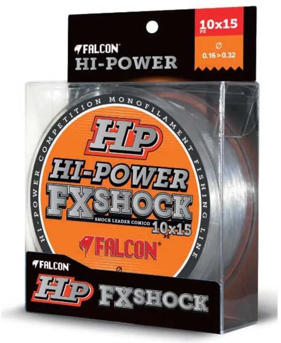 Falcon Fx Shock 150 M Taps Toelopende Onderlijn Transparant 0.200-0.400 mm