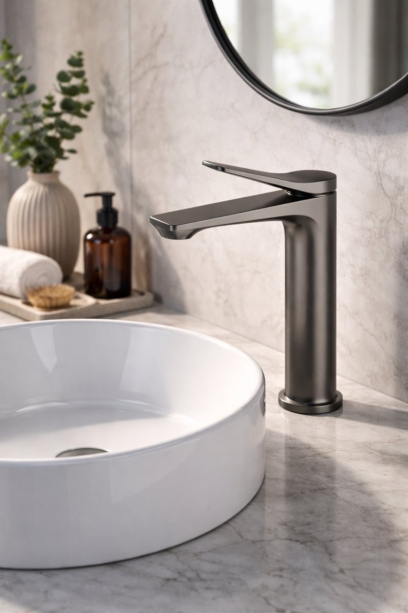 Kayvit Edge fonteinkraan XL | gunmetal