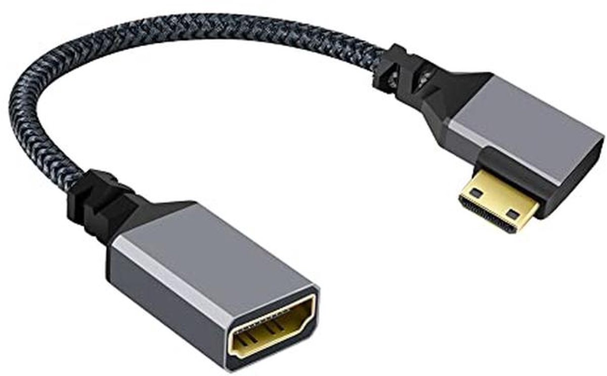4K Type-C Mini HDMI naar HDMI Verlengkabel voor Camera en Laptop