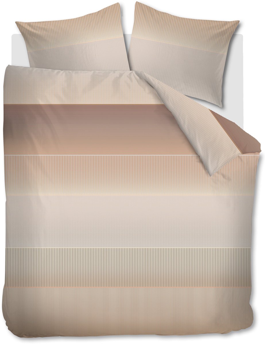 Kardol Abstract dekbedovertrek - Tweepersoons - 200 x 200/220 cm - Terra