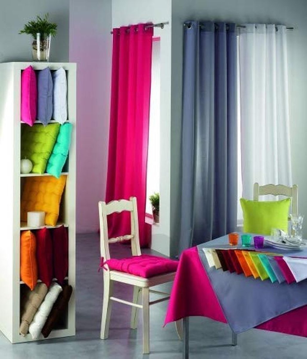 Rechthoekig Tafelkleed 140 x 250 cm - Polyester Effen Wit