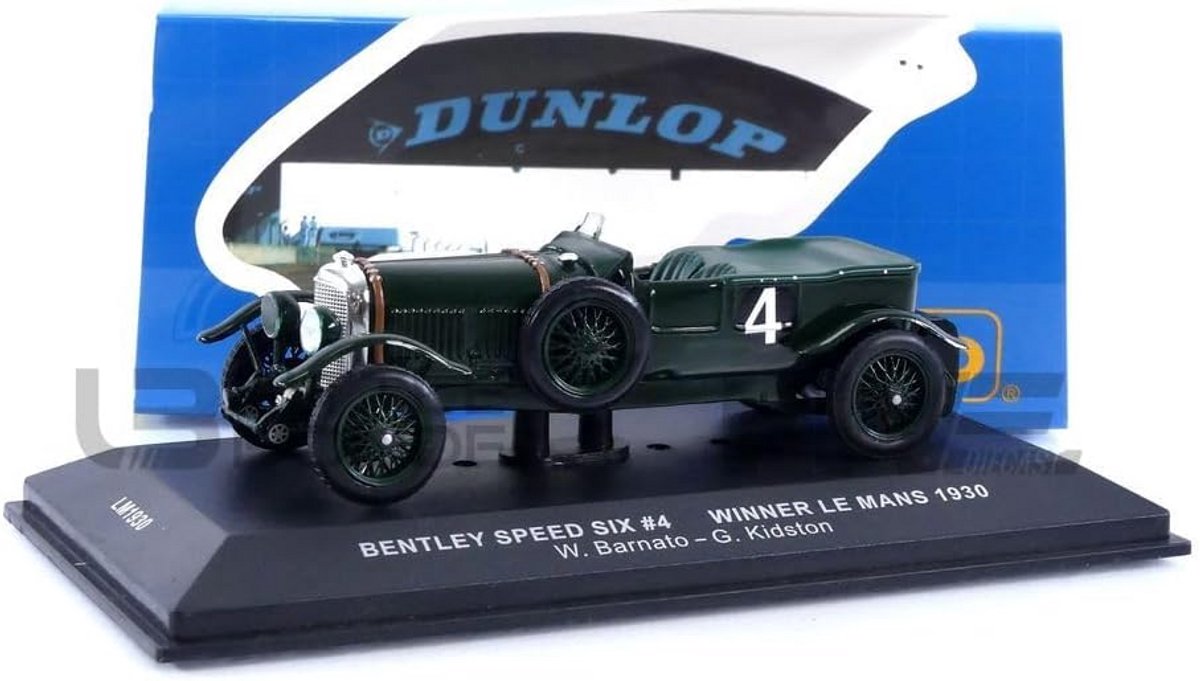 Modelauto Bentley Speed Six Le Mans 1930 Schaalmodel 1:43