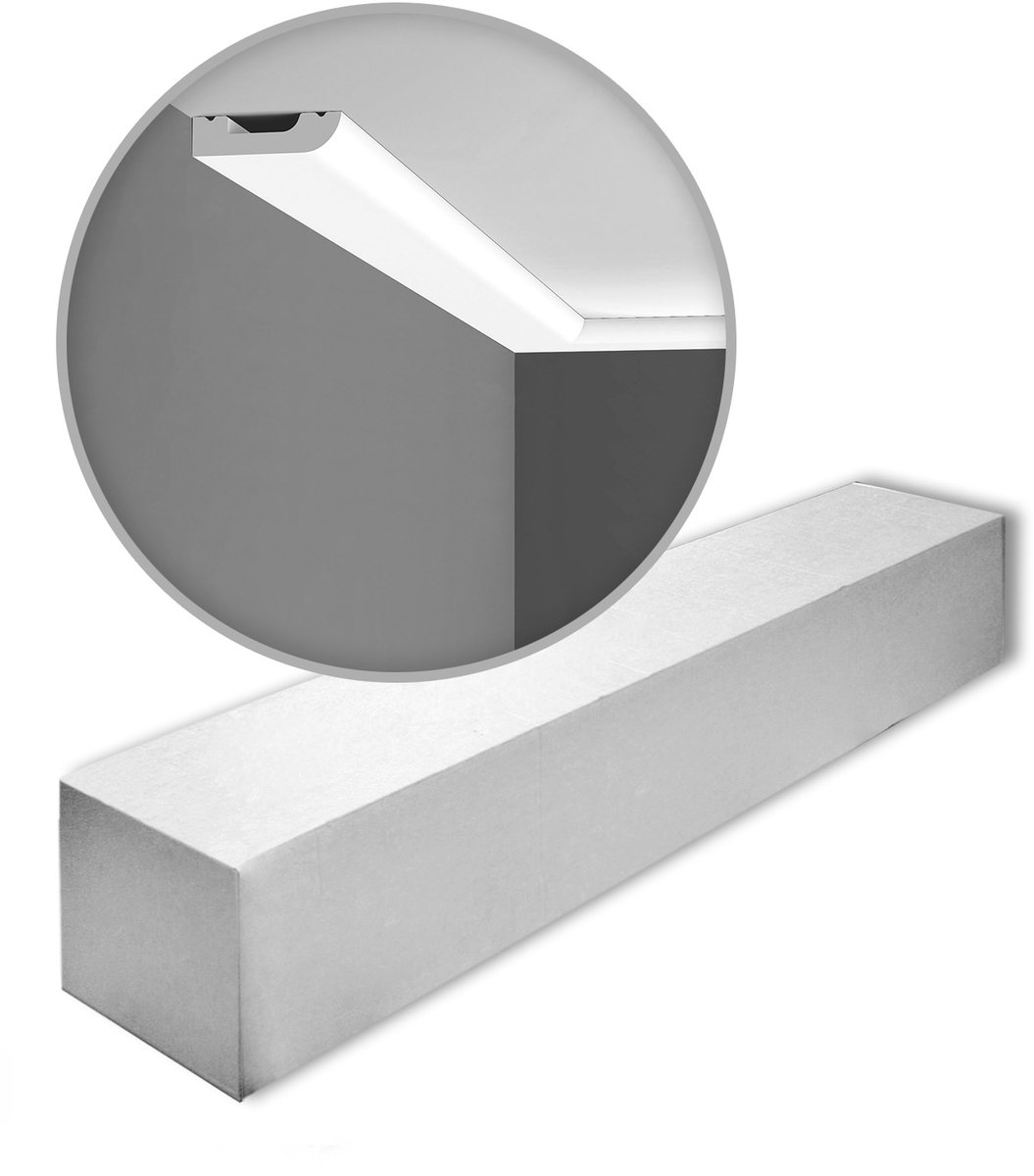 Orac Decor SX182-box AXXENT CASCADE 1 doos 10 stukken Plint 20 m