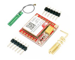 Kleine GSM GPRS Module Quad-Band Voor Arduino & Microcontrollers - SIM Kaart Slot