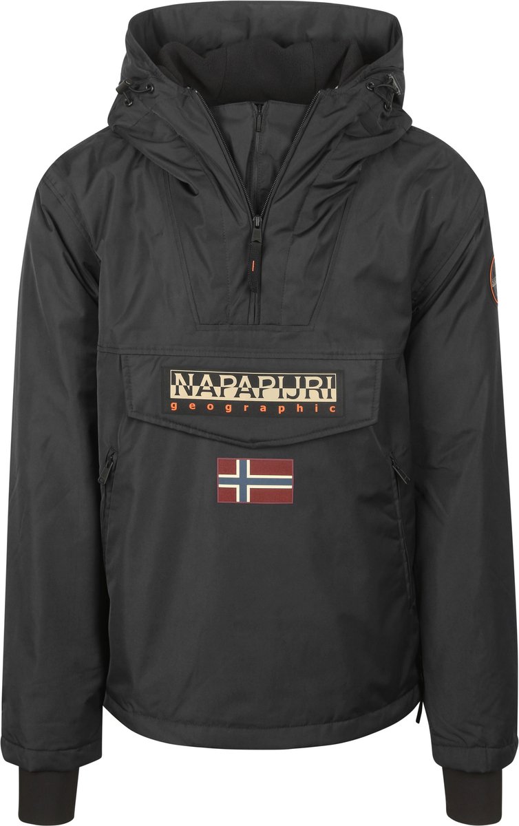 Napapijri Rainforest Next Jas – Heren Anorak jassen Zwart