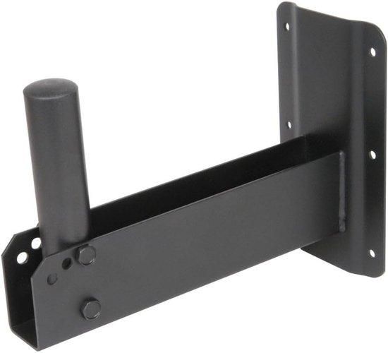 Verstelbare wandsteun voor speakerboxen tot 40 kg, 3 posities 45-90°, montagepaal 35 mm, stevig en compact
