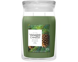Yankee Candle - Balsam & Cedar Fireside Large Jar - tot 80 branduren