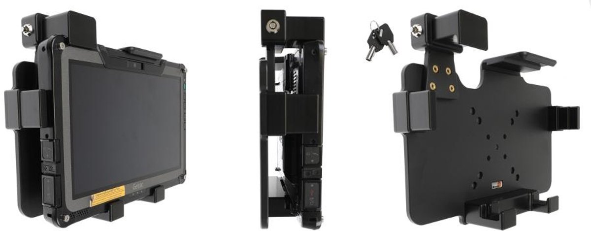Brodit houder Getac F110 6th Gen. met SLOT - 2 sleutels 739287
