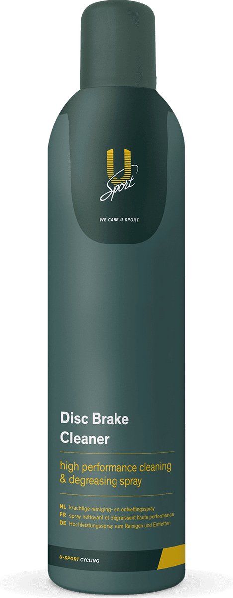 U-Sport Disc Brake Cleaner - 400 ml - Krachtige Remschijfreiniger - Grootverpakking - Verwijdert Olie & Vet - Voorkomt Piepende Remmen