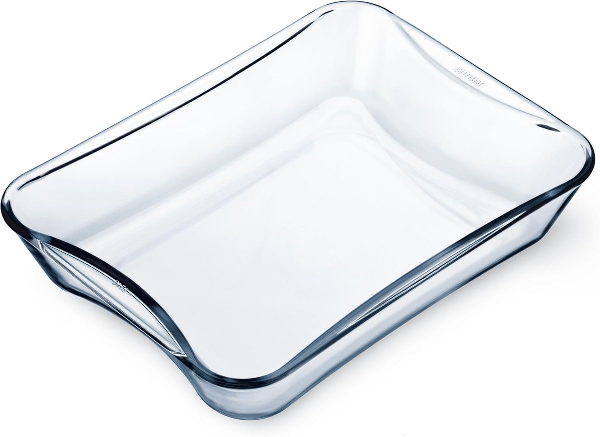 Rechthoekige Ovenschaal van Hittebestendig Borosilicaatglas 2,5 Liter