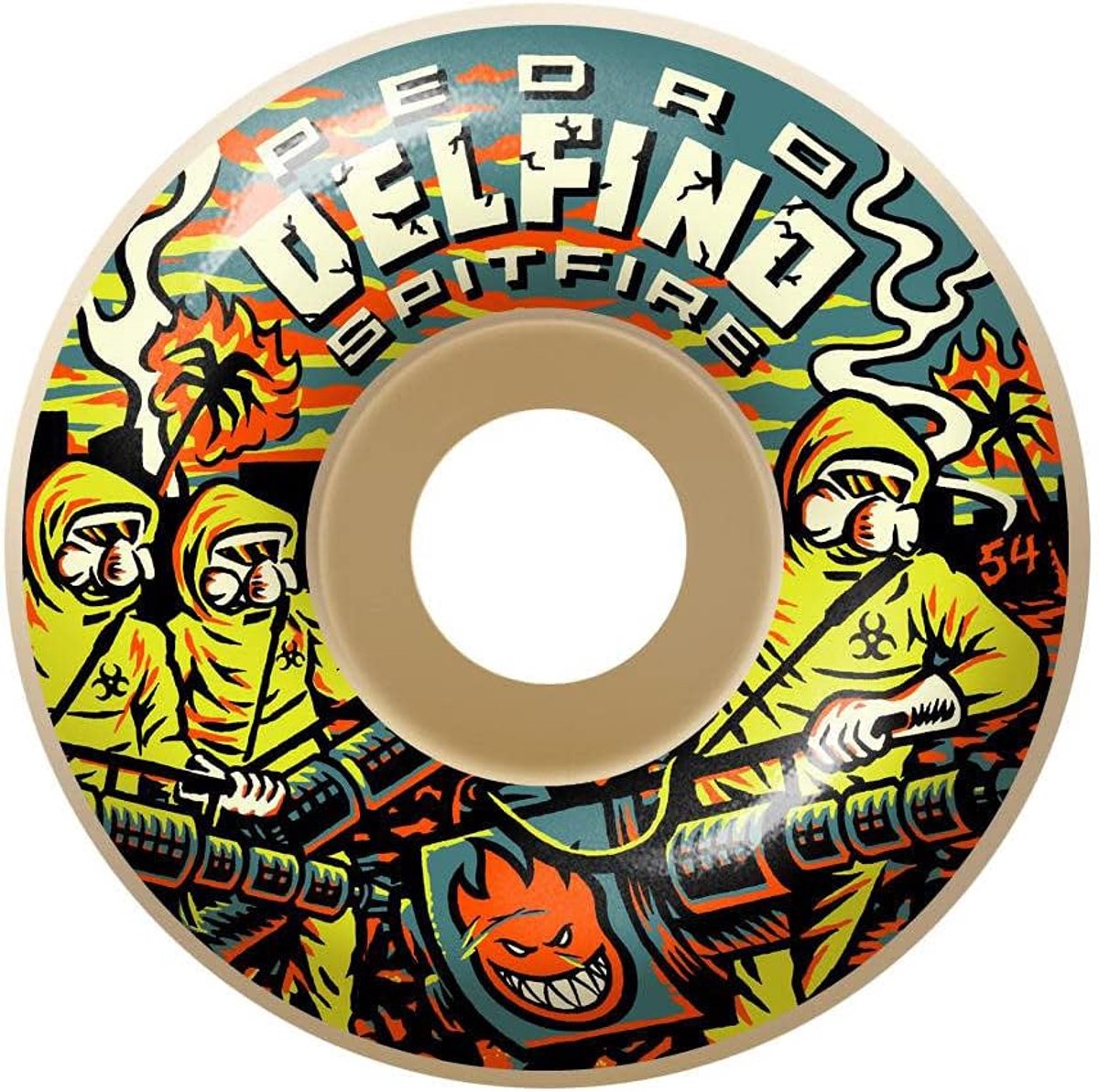 Skateboard Wielen Classics 99a 54mm Pedro Delfino Pro Model voor Snelheid en Controle