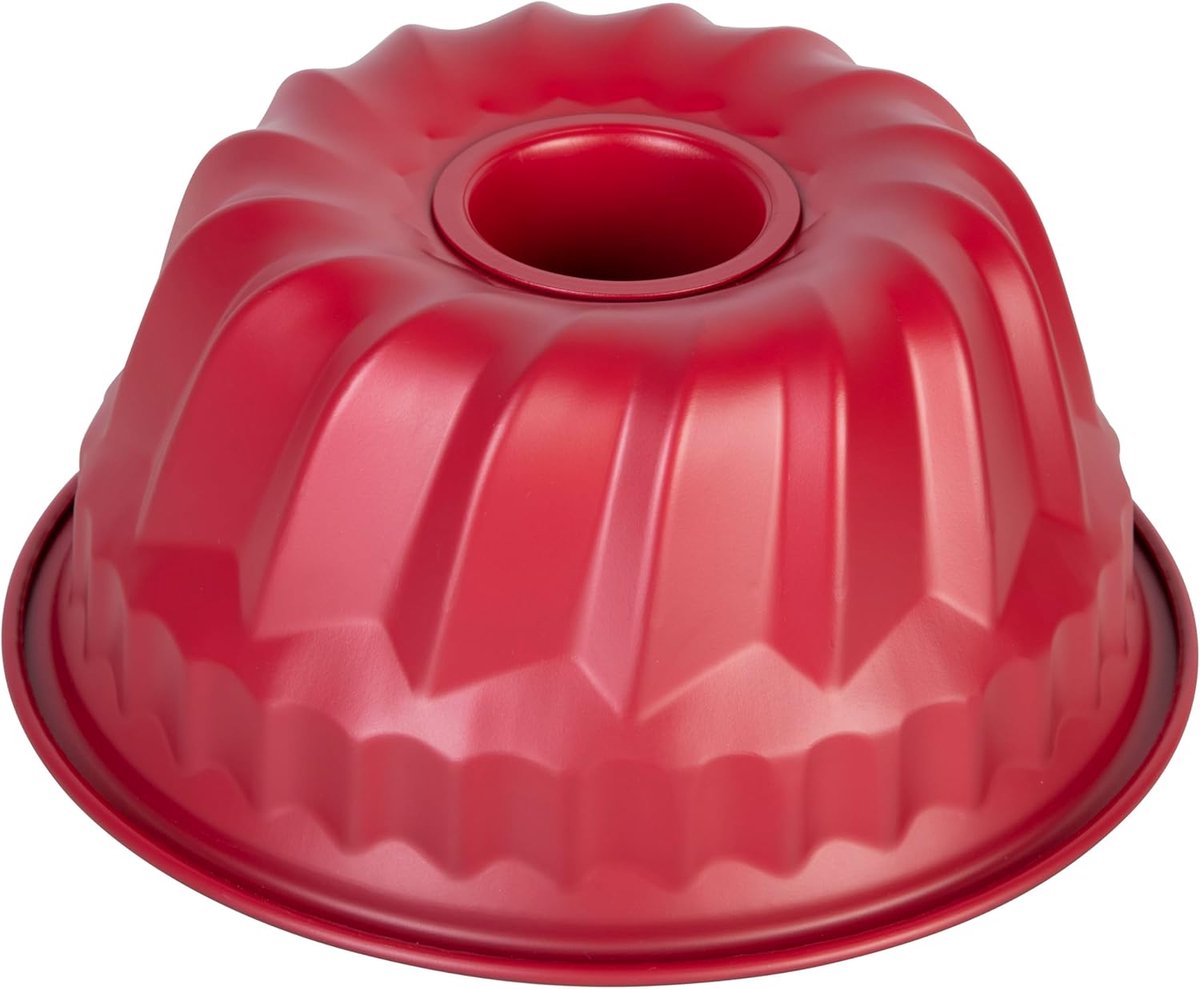 Mini Tulbandvorm 18 cm met Antiaanbaklaag - Rood