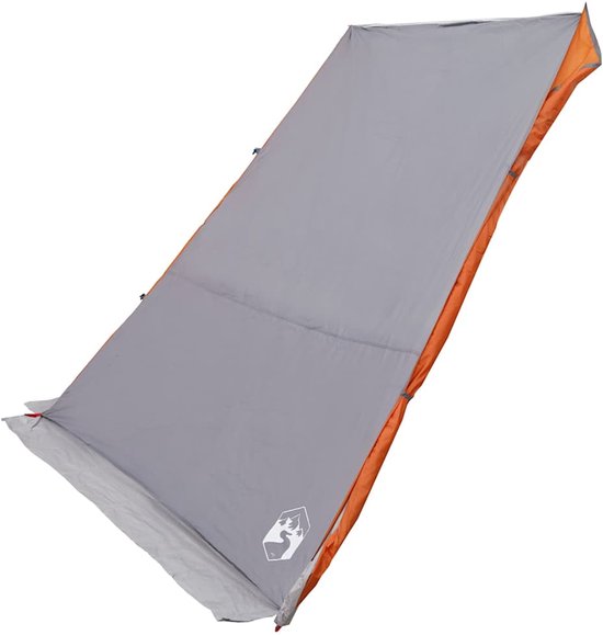 vidaXL - Tent - met - dak - Anders - Grijs - en - Oranje - 140 - / - 190 - x - 150 - x - 185 - cm van Vidaxl — afbeelding 5