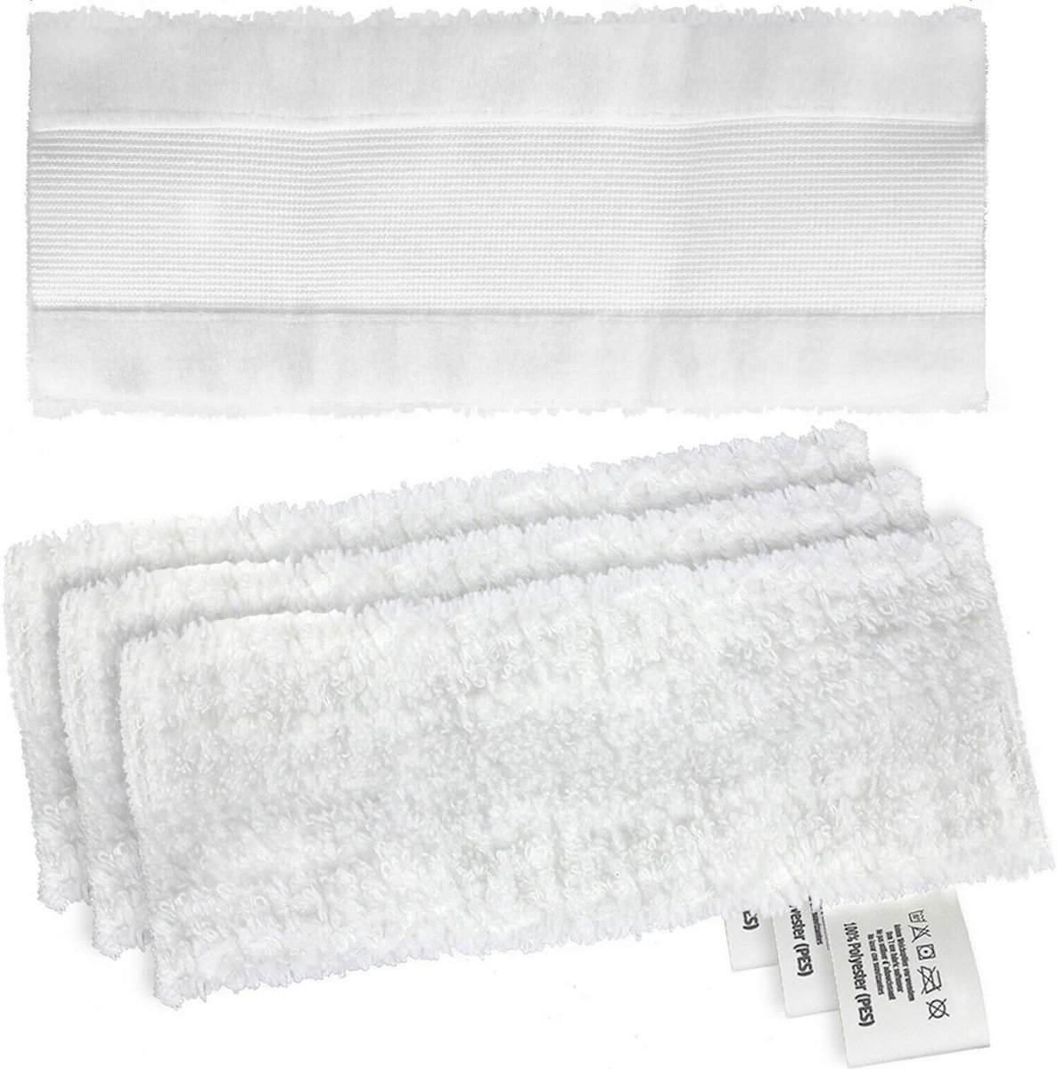 4x Microvezel Dweildoekjes voor Stoomreiniger - Geschikt voor Diverse Modellen