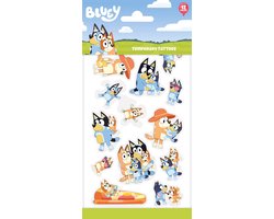 Bluey Chill tatoeage, set van 12