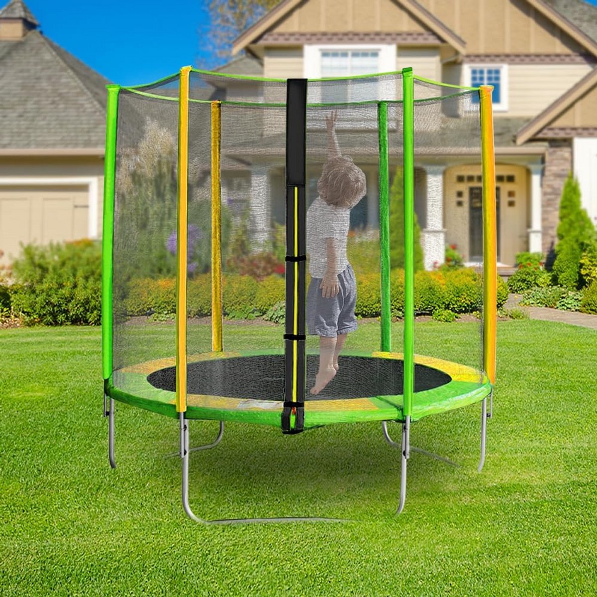 Ronde Trampoline voor Kinderen met Veiligheidsnet - Tuin en Fitness