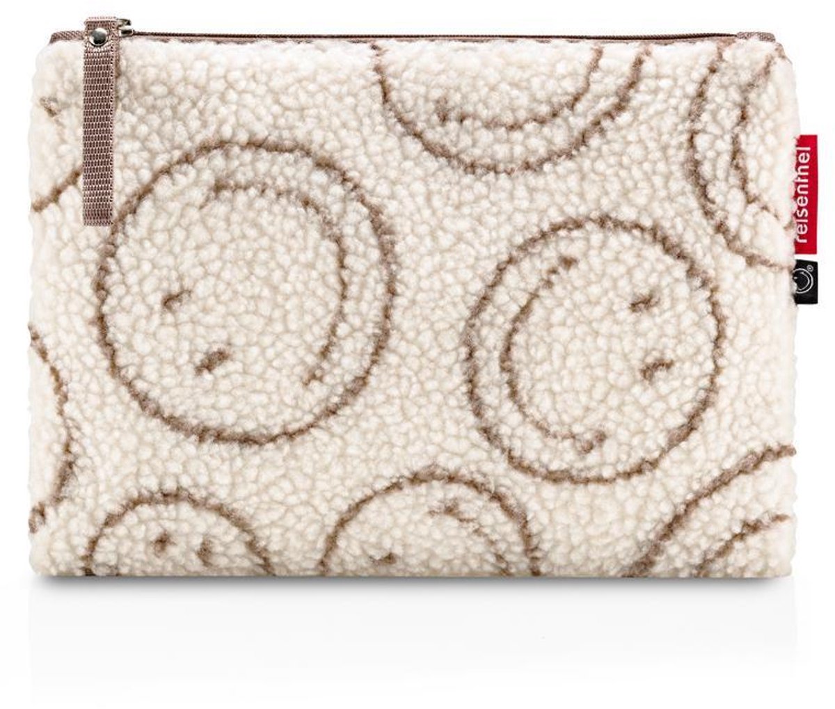 Reisenthel Case 1 Make-Up/Pennen Etui - 0,25L - Smiley® Teddy Chocolate Beige