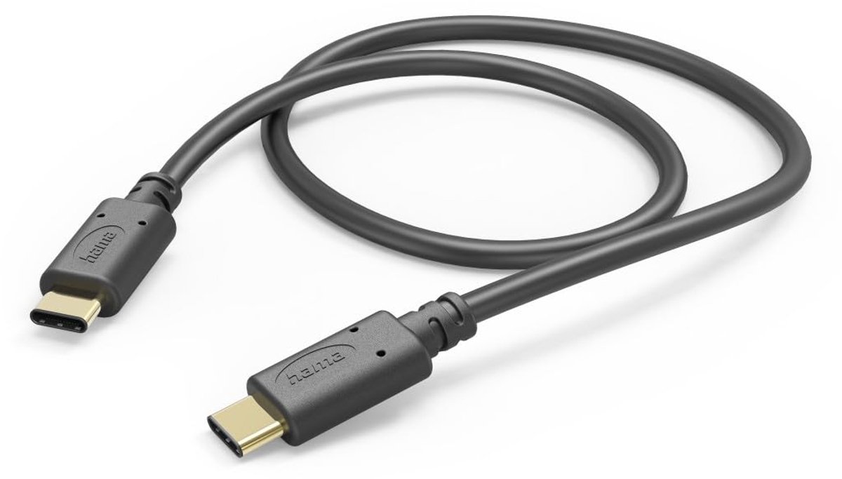 USB-C Kabel 1,5 meter Zwart - Snel Data en Opladen (3A/20V)