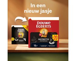 Douwe Egberts Espresso Ristretto - Intensiteit 12/12 - 10 x 20 capsules