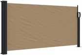 vidaXL - Windscherm - uittrekbaar - 100x500 - cm - taupe