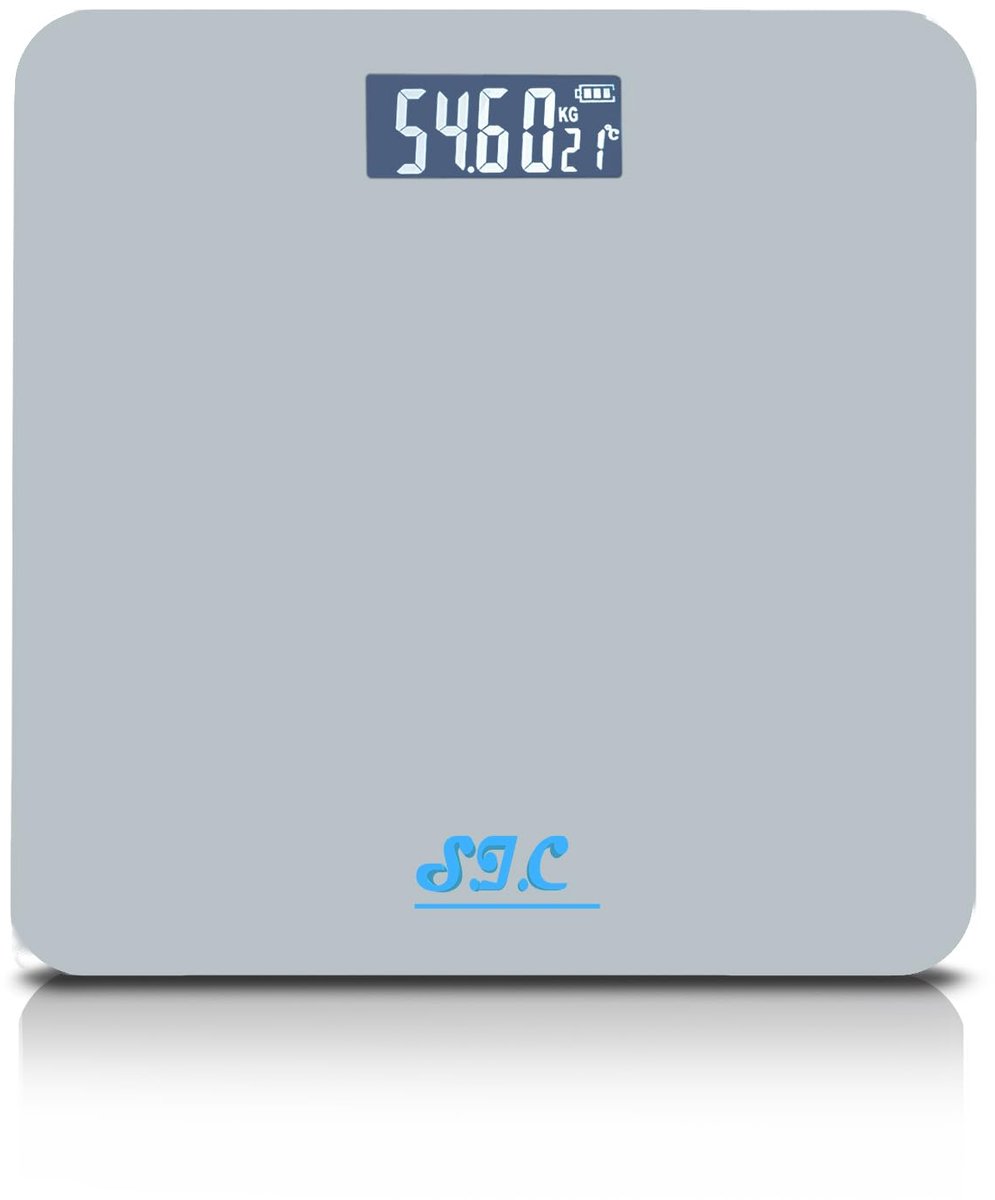 Digitale Personenweegschaal van Gehard Glas met LCD-Display tot 150 kg