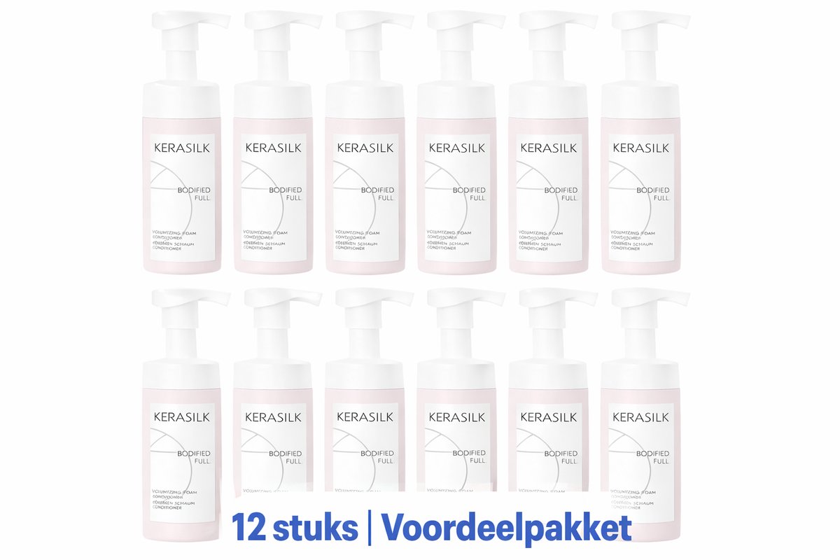 Kerasilk - Volumizing Foam Conditioner - 12 x 150 ml Voordeelpakket