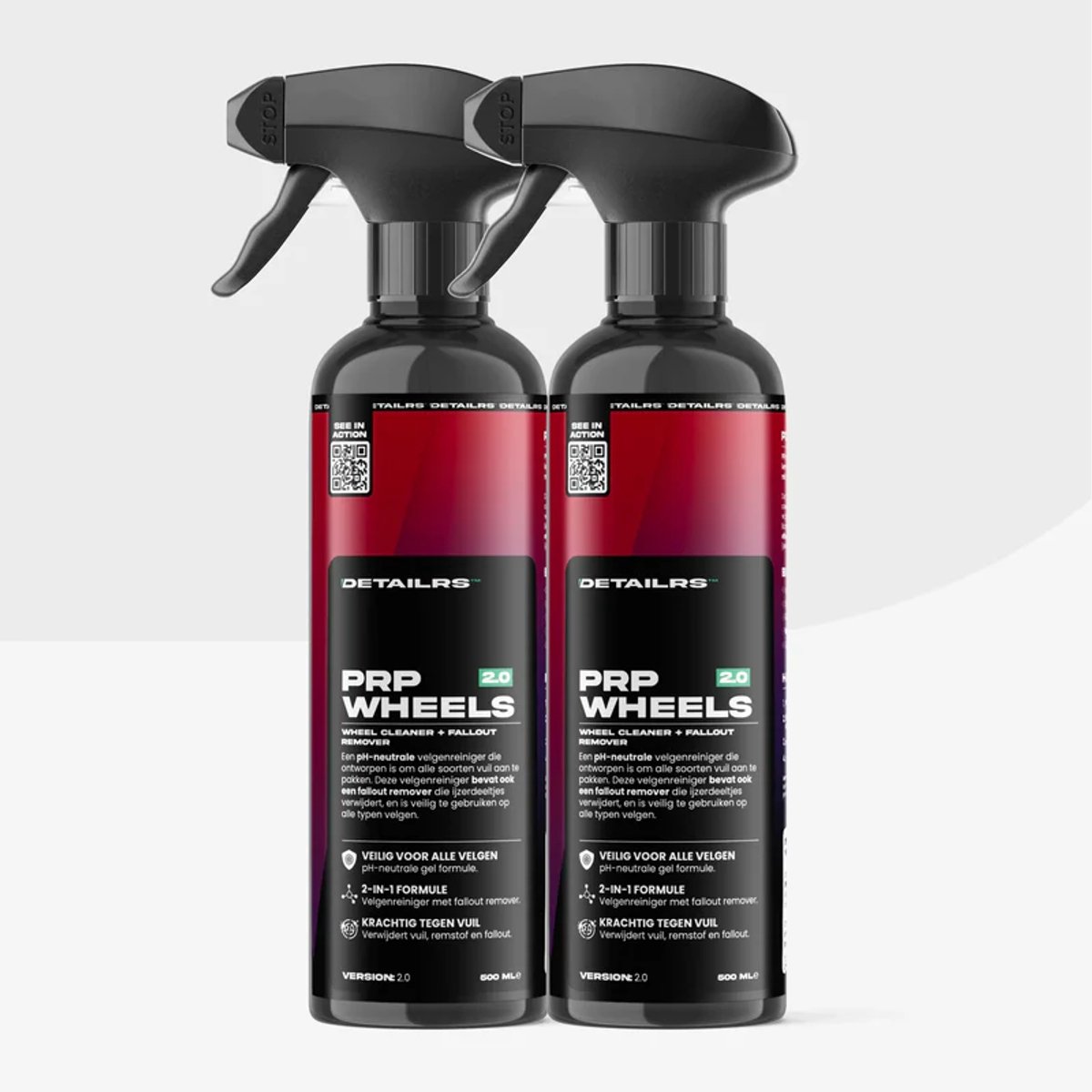 Detailrs PRP Wheels Duo Pack - Velgenreiniger - Auto wassen - Car Detailing - Voor Auto & Motor - 2,5L